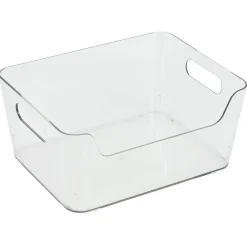 Bac rangement frigo 3,5L plastique transparent 22,4x17,3xH10cm