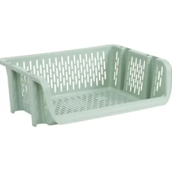 Bac superposable large en plastique 39x30,5xH13cm