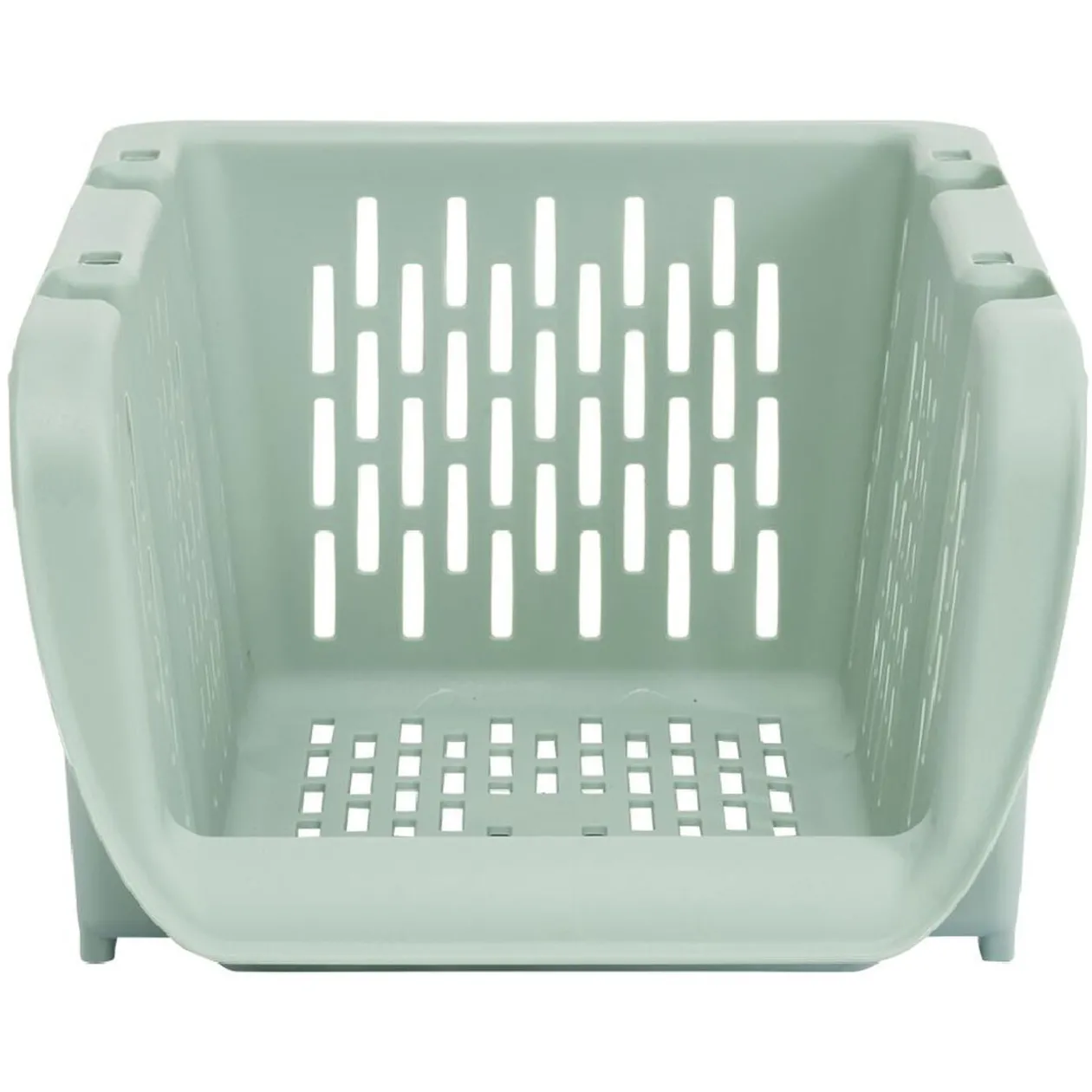 Bac superposable étroit en plastique 31x20,5xH13,5cm