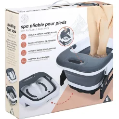 Bain de pieds spa électrique pliable