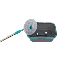 Balai avec seau essoreur mop rotatif 360°