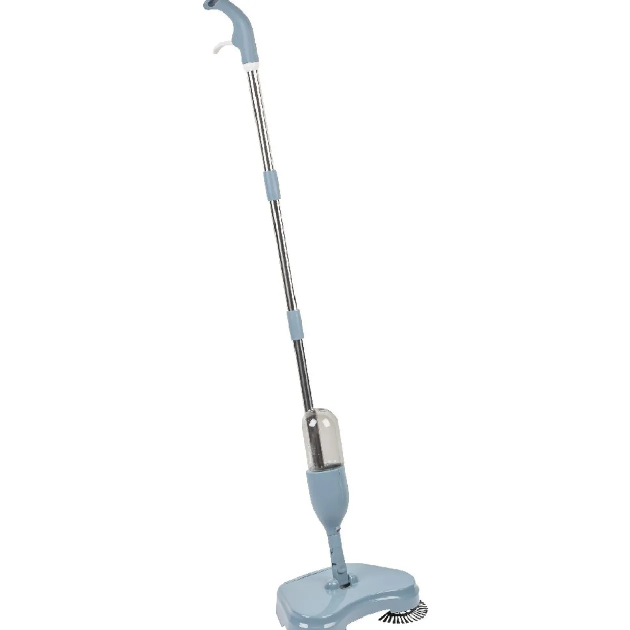 Balai magique ramasse miettes avec spray gris 2 en 1