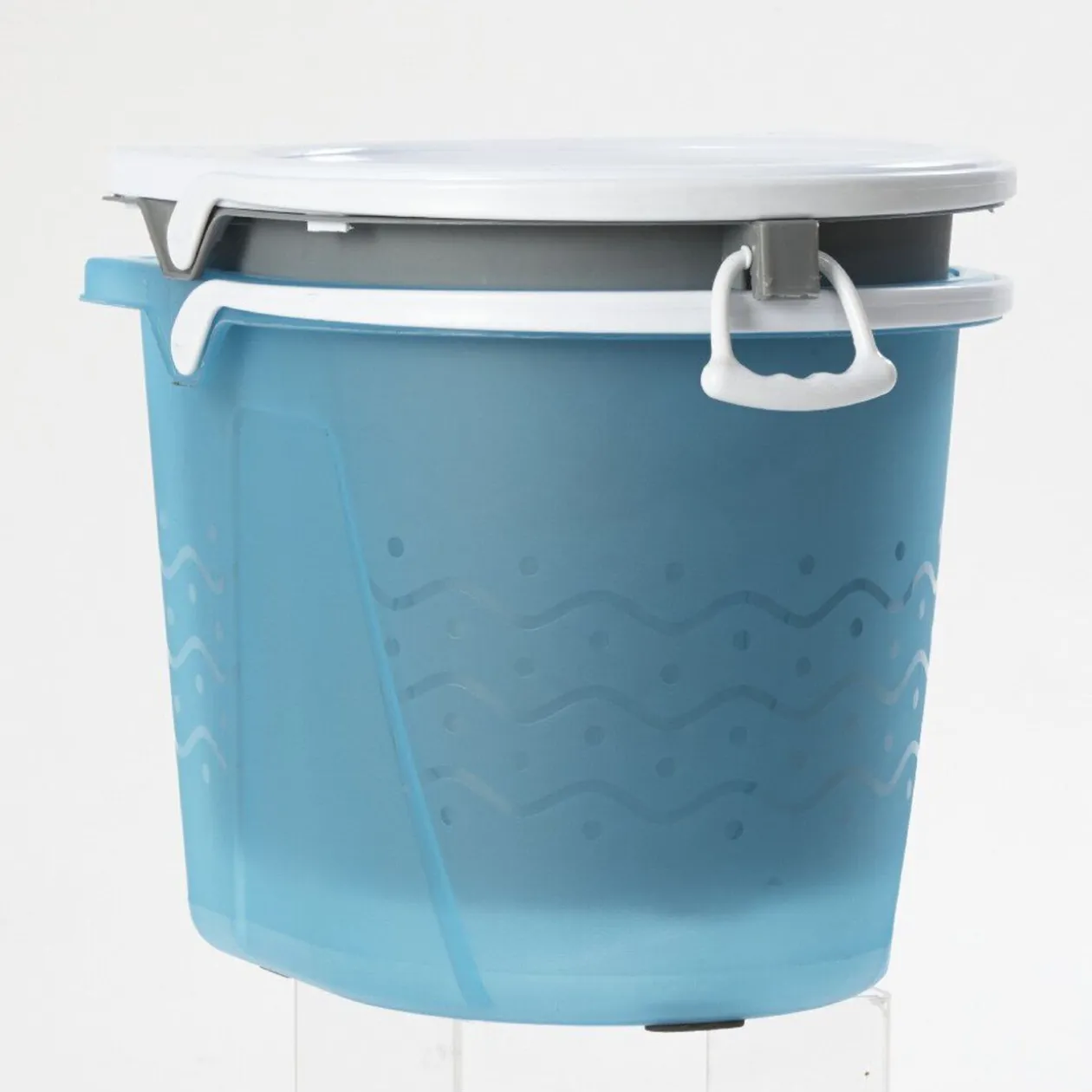 Balai magique seau essoreur bleu gris