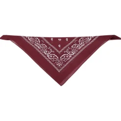 Bandana motif paisley coloré 100% coton 53x53cm