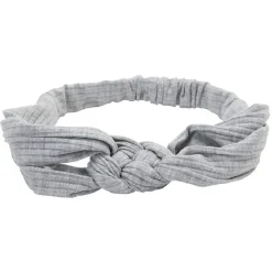 Bandeau dessus tressé uni gris