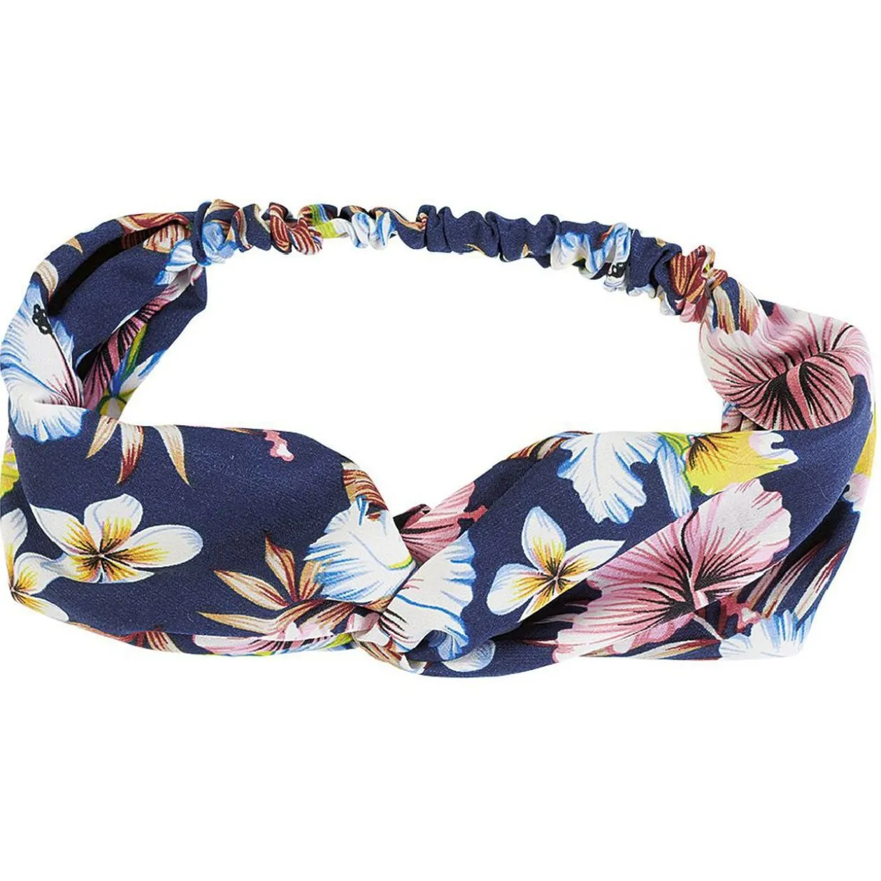 Bandeau noir imprimé tropical