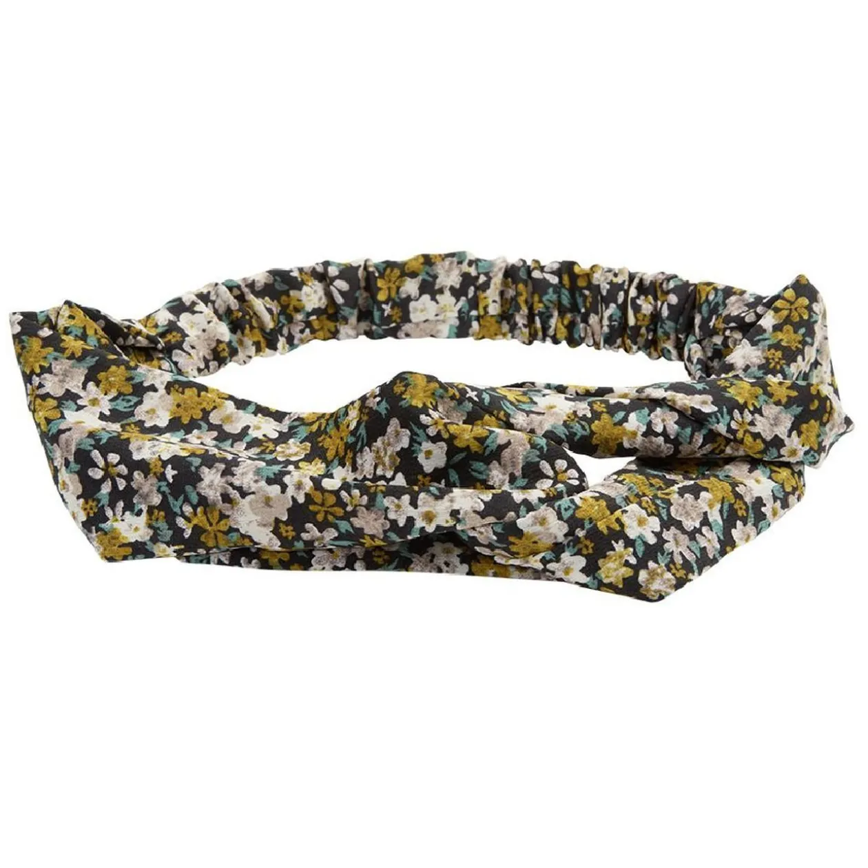Bandeau torsadé imprimé petites fleurs
