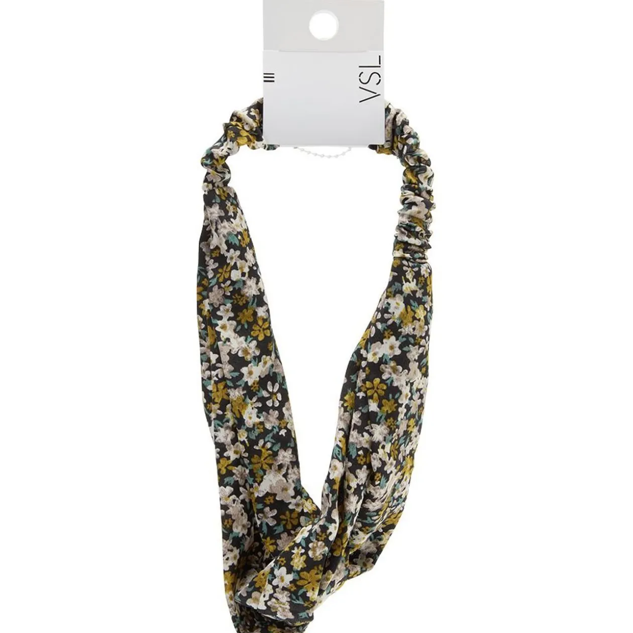 Bandeau torsadé imprimé petites fleurs