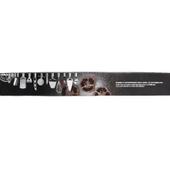 Barre avec 12 ustensiles de cuisine à suspendre