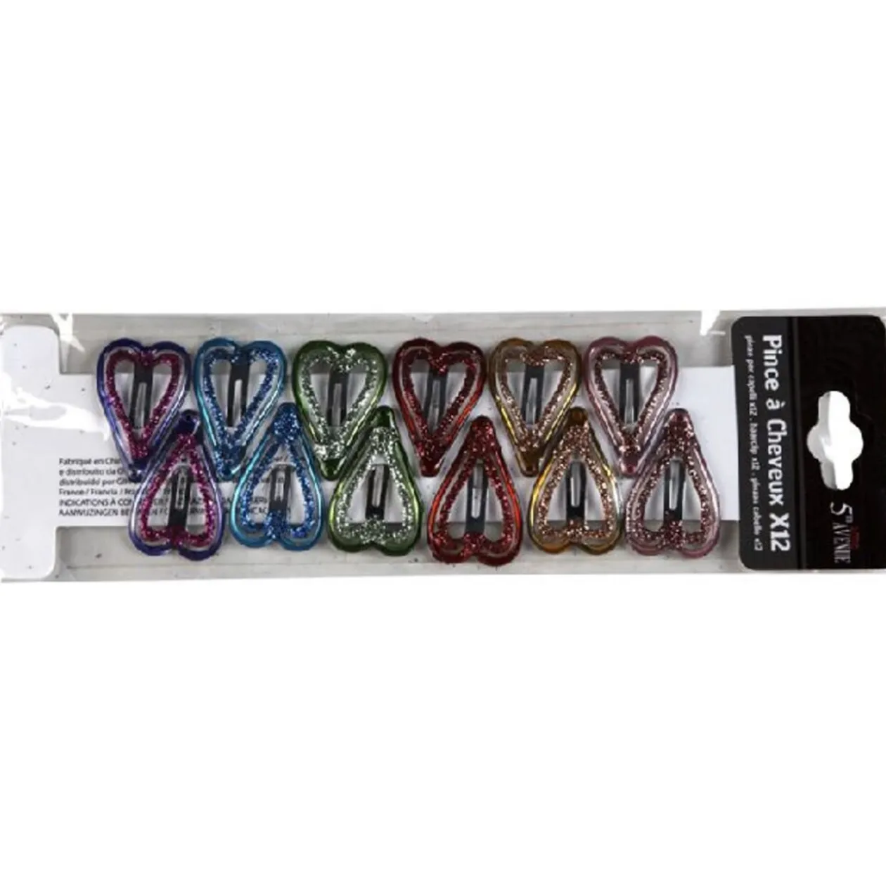 Barrette pince à cheveux x12