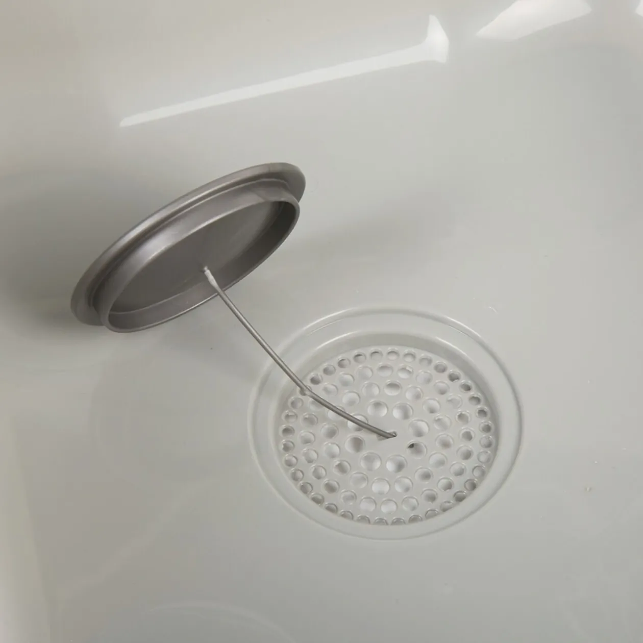 Bassine avec bouchon 9,6 L grise