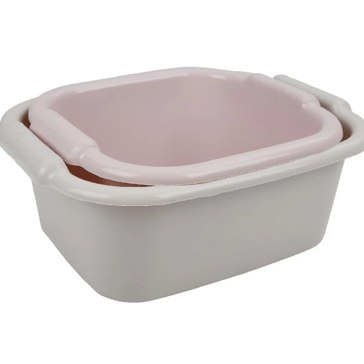 Bassine carrée bleu vert x2