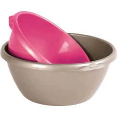 Bassine plastique x2