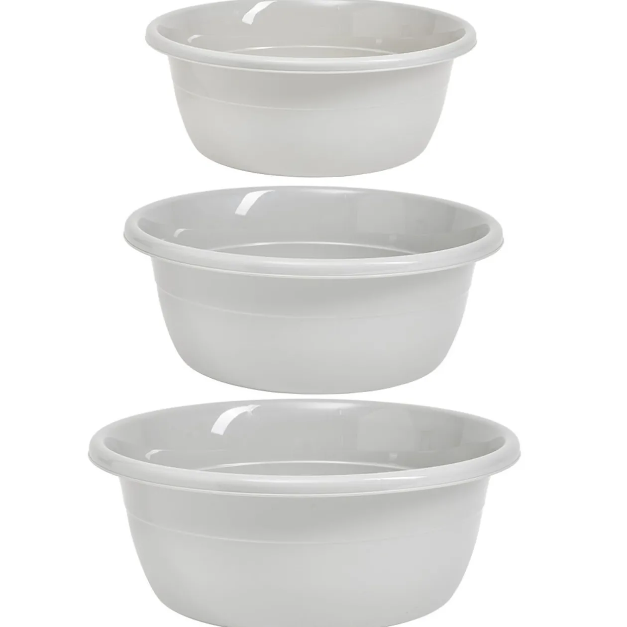 Bassine plastique x3