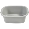 Bassine rectangulaire gris