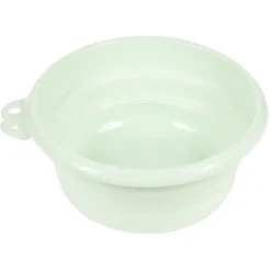 Bassine rétractable vert d'eau x3