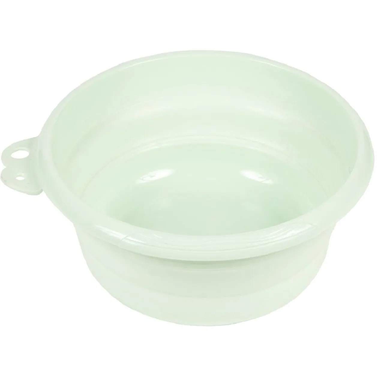 Bassine rétractable vert d'eau x3