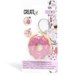 Baume à lèvre enfant Create it! porte-clé donut - 6 modèles
