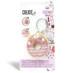 Baume à lèvre enfant Create it! porte-clé donut - 6 modèles