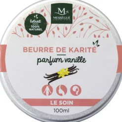 Beurre de karité à l'huile essentielle de vanille