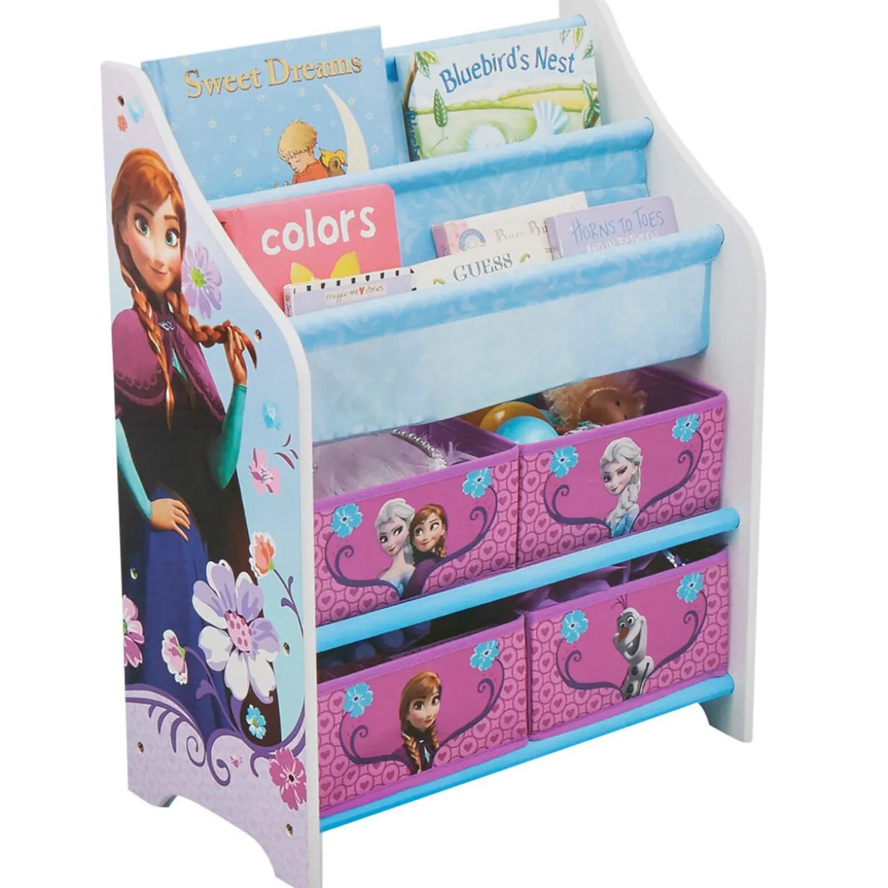 Bibliothèque 4 tiroirs design La Reine des Neiges