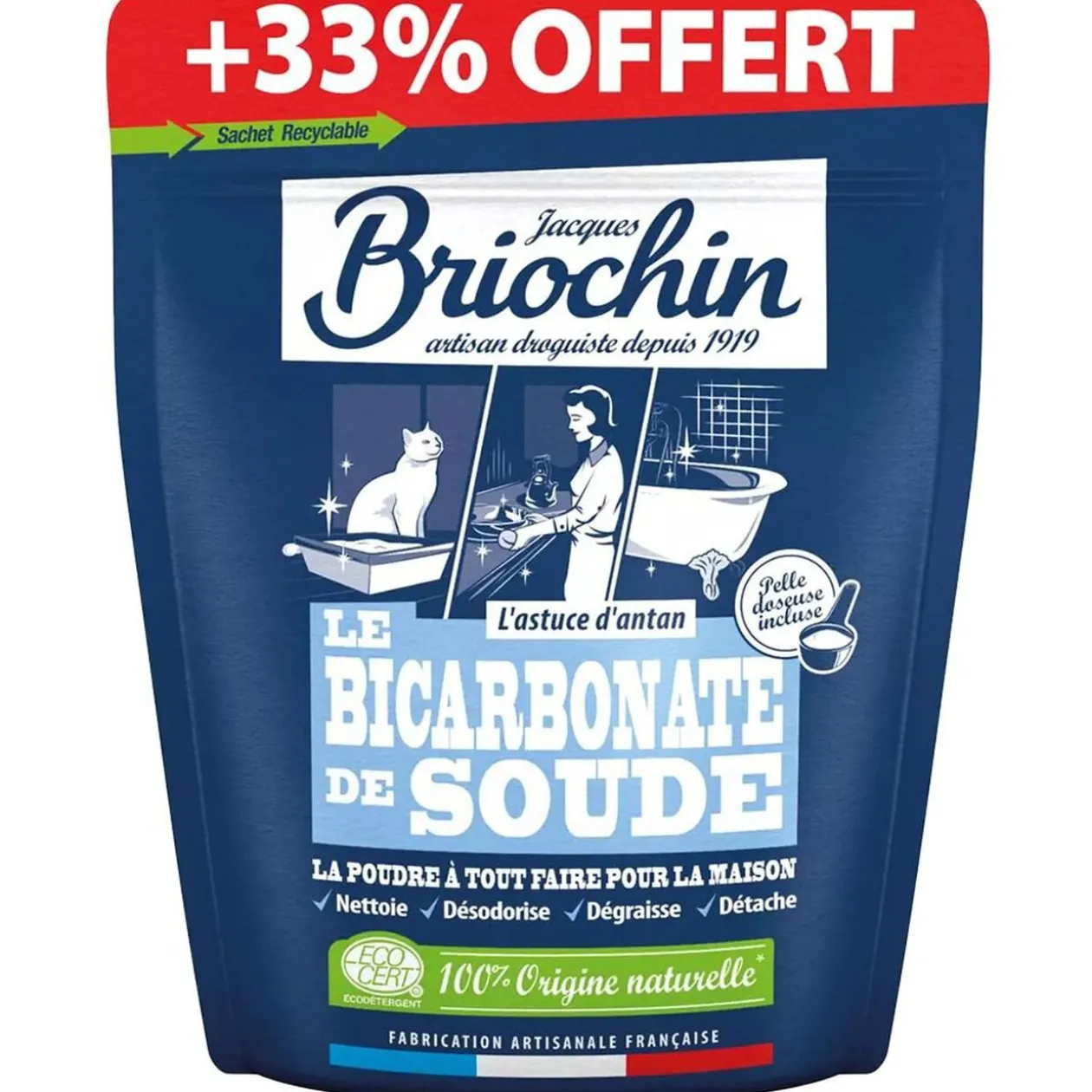 Bicarbonate de soude Briochin 665gr