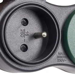 Biplite extérieure 16A noir