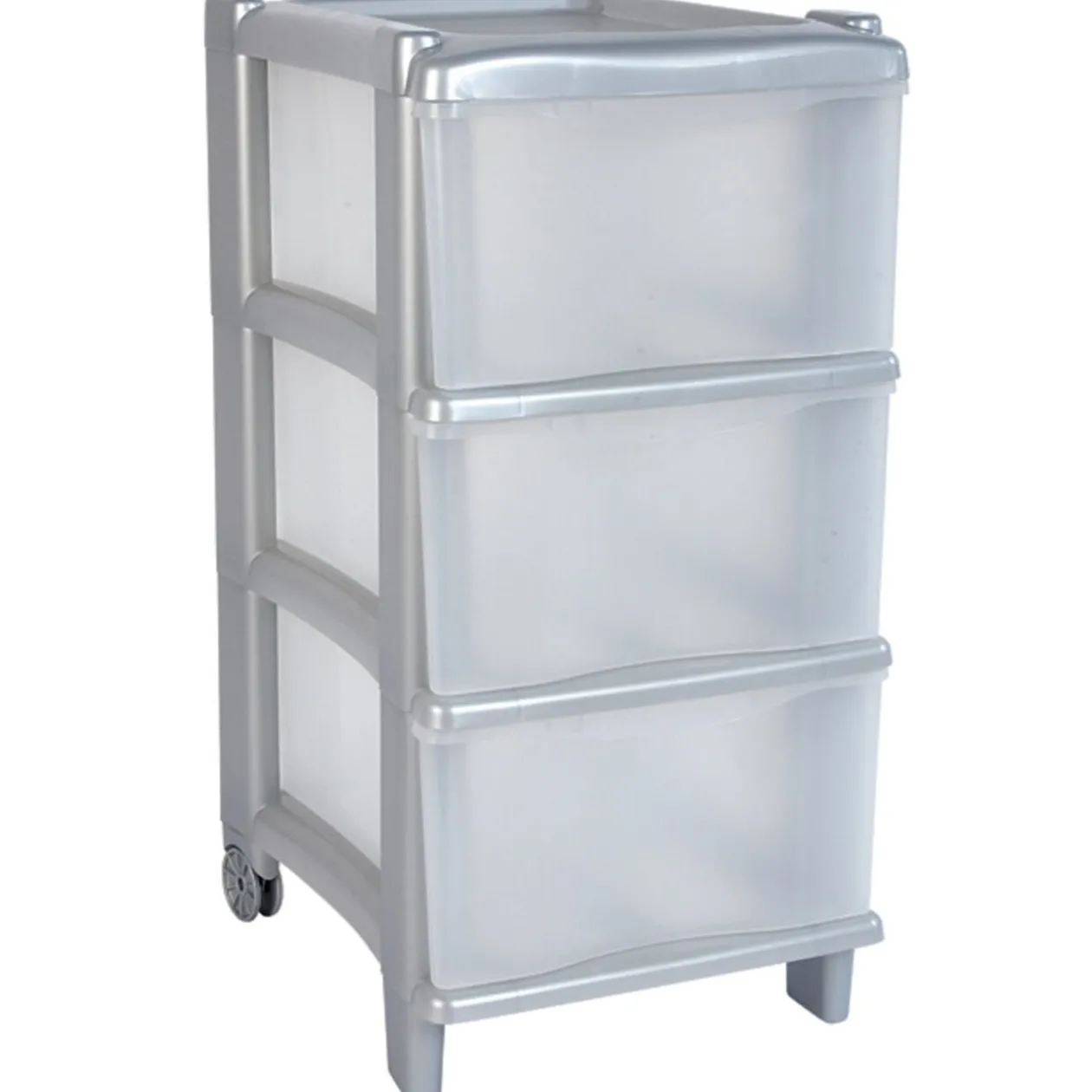 Bloc 3 tiroirs à roulettes