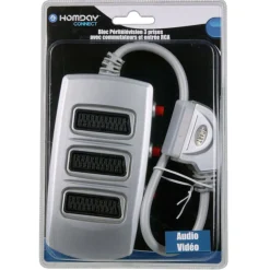 Bloc multipéritel 3 prises