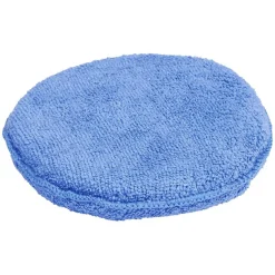 Bloc éponge ronde microfibre bleu 15x15cm x2