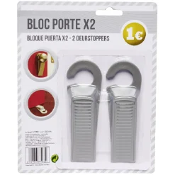 Bloc porte x2 avec crochet