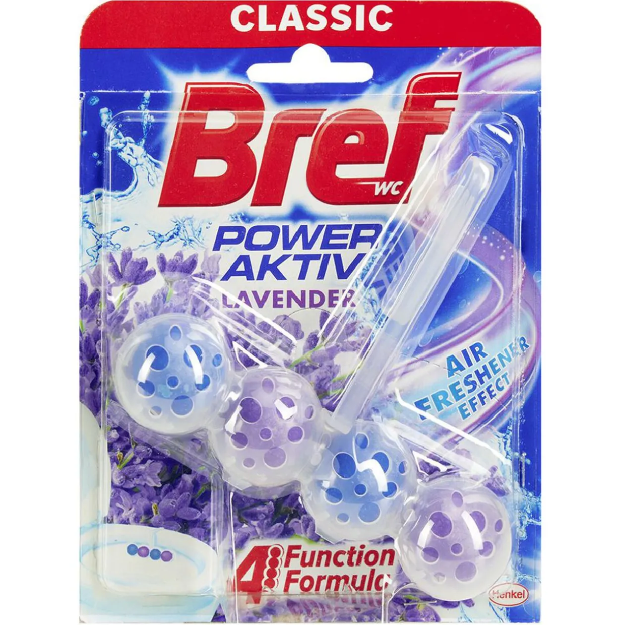 Bloc WC Bref Power Active senteur lavande 4en1