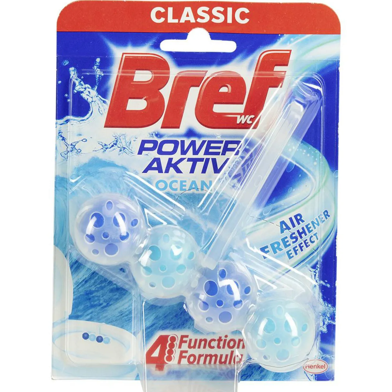 Bloc WC Bref Power Active senteur océan 4en1
