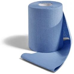 Bobine d'essuyage industriel en ouate de cellulose recyclée