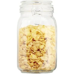 Bocal alimentaire transparent 1,5 L