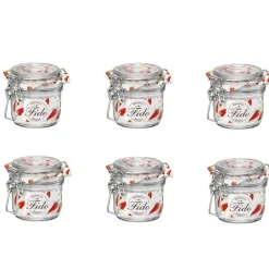 Bocal de conserve fermeture à clapet 200 ml x 6