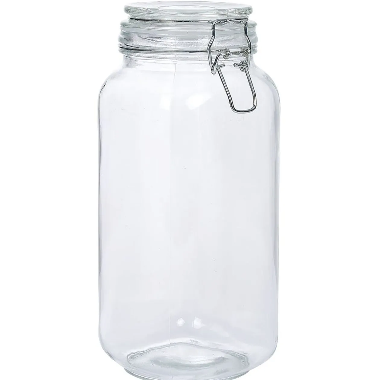 Bocal en verre avec couvercle à charnière 2,2 L