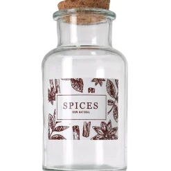 Bocal verre avec couvercle en liège