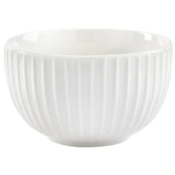 Bol embossé blanc x4