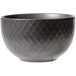 Bol en grès noir x4