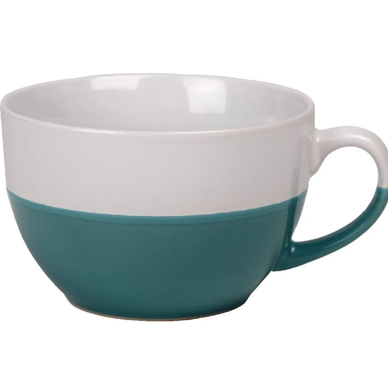 Bol jumbo bicolore blanc et bleu