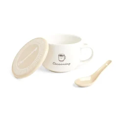 Bol jumbo 62cl avec cuillère et couvercle cocooning