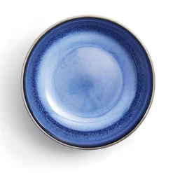 Bol Meteor porcelaine noir et bleu Ø16cm