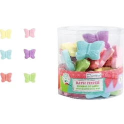 Bombe de bain multicolore papillons