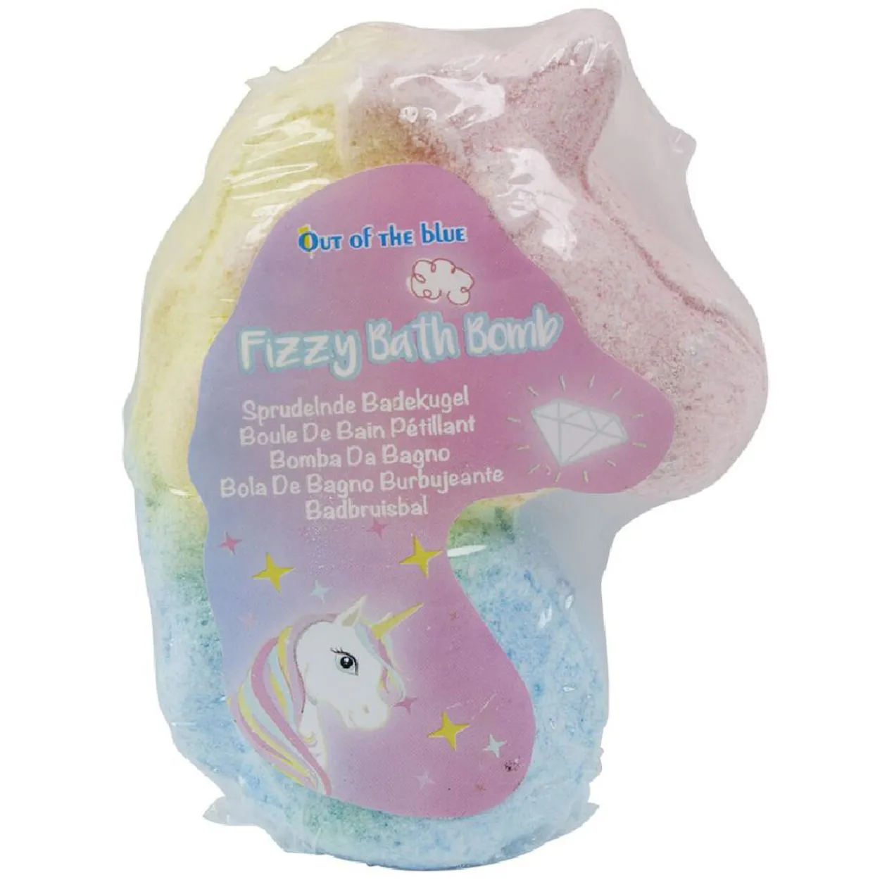 Bombe de bain tête de Licorne