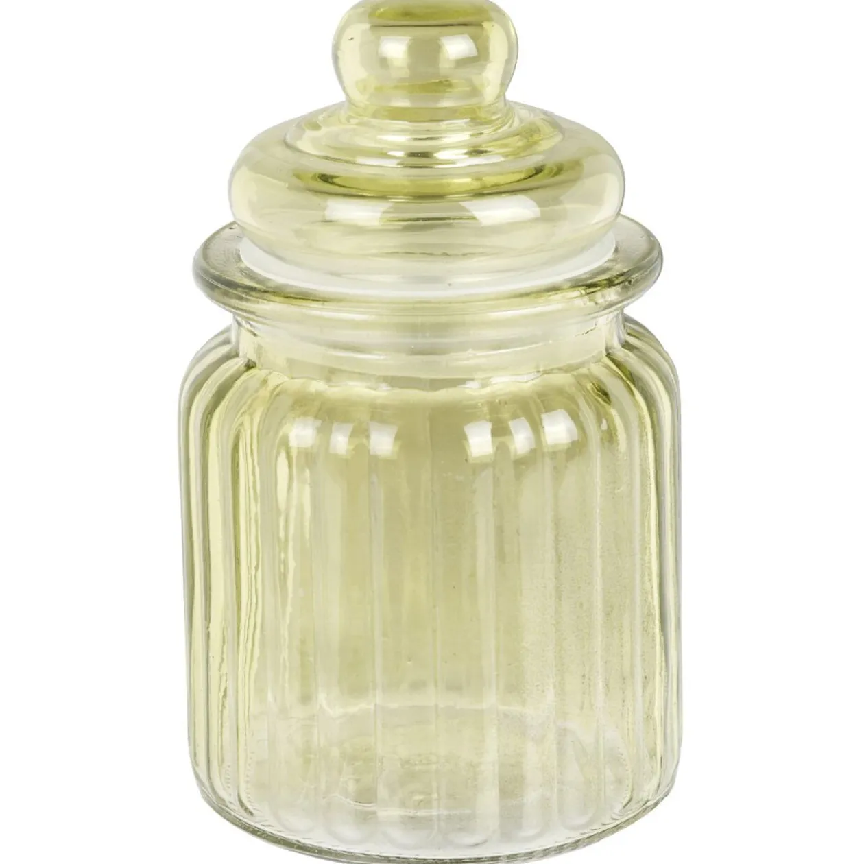 Bonbonnière colorée en verre