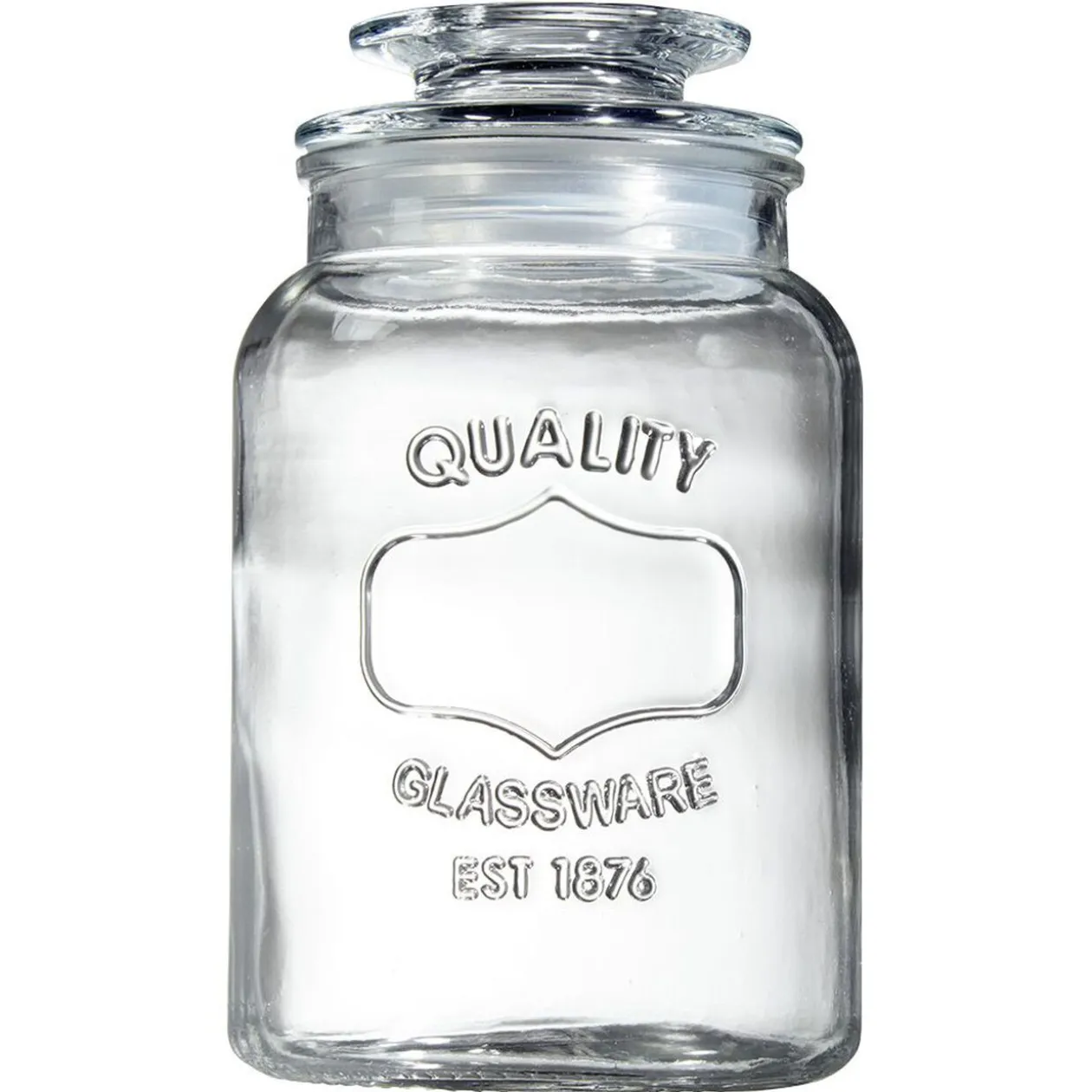 Bonbonnière en verre 1,5L