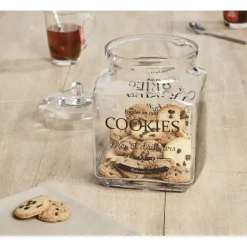 Bonbonnière transparente design cookies