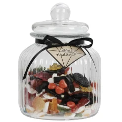 Bonbonnière transparente hermétique en verre 3 L