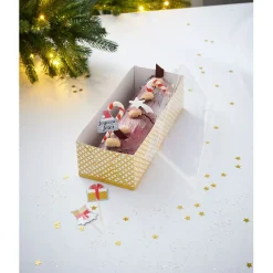 Boîte à bûche en carton